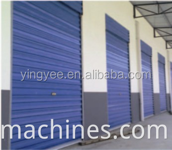 Metal Shutter Slat Roll Forming Machine Steel Garage Door Machine